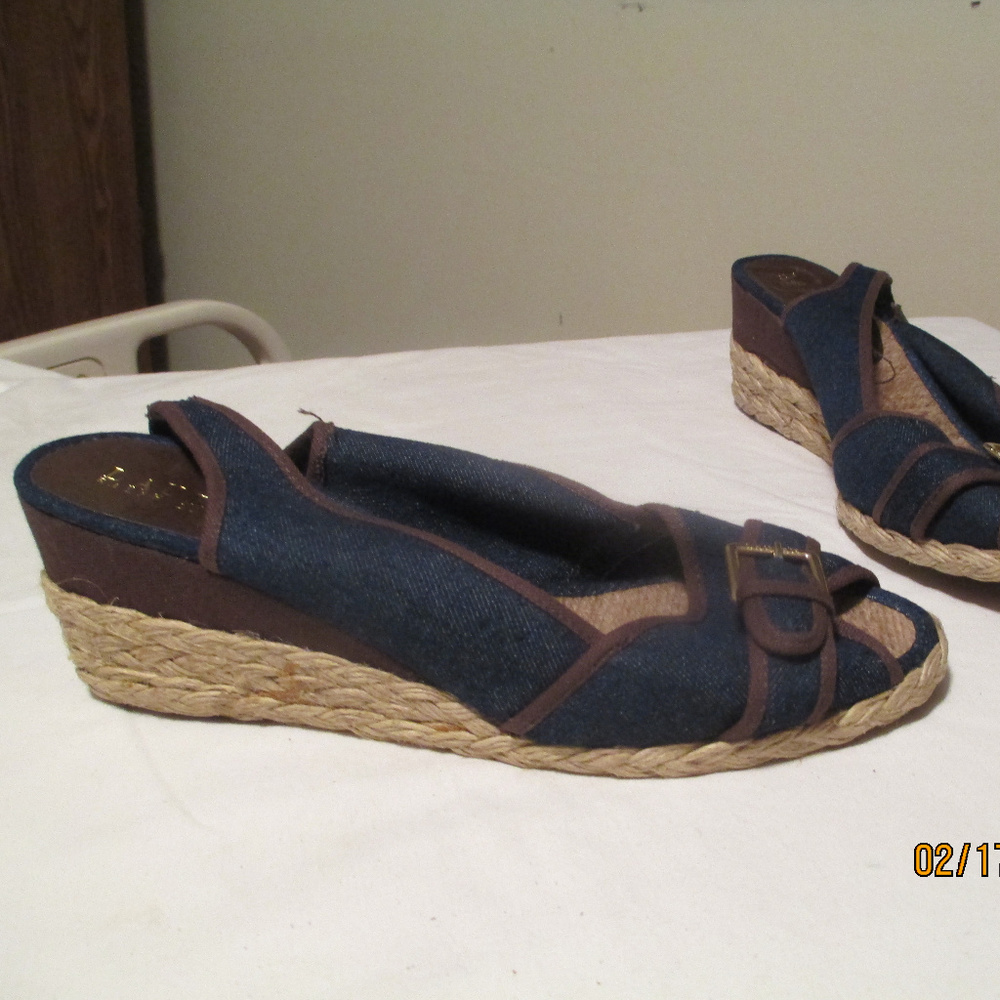 Ralph Lauren Denim Espadrilles sz 9b cameron